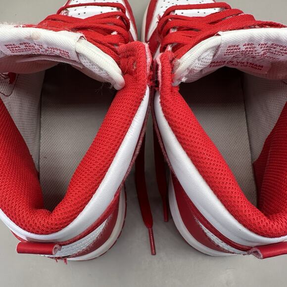 Nike Dunk High Basketball Championship Red / White DB2179-106 Sneakers 5.5Y - Picture 8 of 8